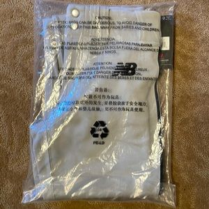 New Gray with navy piping NB Baseball Pants - YM